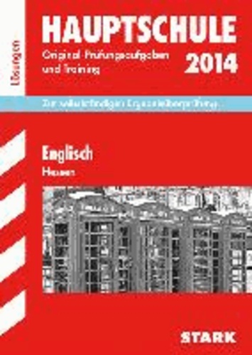 Abschluss-Prüfungsaufgaben Englisch 2014 Lösungen Hauptschule Hessen.