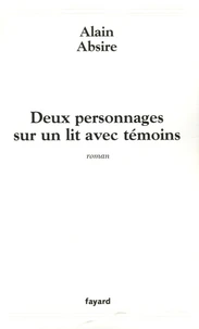 Deux personnages sur un lit avec témoins