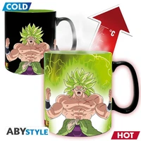 Dragon ball broly - mug heat change - 460 ml - gogeta & broly