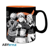 Naruto shippuden - mug - 460 ml - groupe noir & blanc