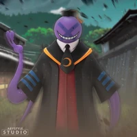 Assassination classroom - figurine "koro sensei" (violet)