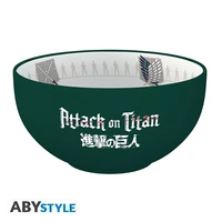 Attack on titan - bol - 600 ml - "emblèmes s3"