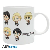 Attack on titan - mug - 320 ml - all chibis