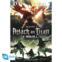 Attack on titan - poster maxi (91,5x61 cm) - key art s2