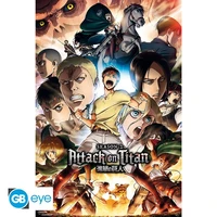 Attack on titan - poster maxi (91,5x61 cm) - s2 key art