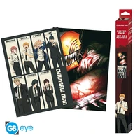 Chainsaw man - set 2 posters chibi (52x38 cm)  - devil hunters