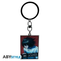 Death note - porte-clés lenticular justice