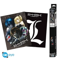Death note - set 2 posters chibi (52x38 cm) - l & groupe