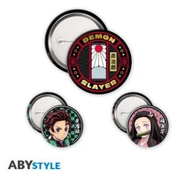 Demon slayer - pack de badges - tanjiro & nezuko s2