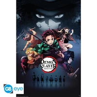 Demon slayer - poster maxi (91,5x61 cm) - groupe