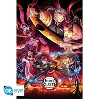 Demon slayer - poster maxi (91,5x61 cm) - quartier des plaisirs