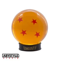 Dragon ball - boule de cristal 4 étoiles 75 mm + socle