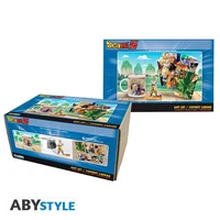 Dragon ball - pack mug 320 ml + acryl® + cartes postales "goku"