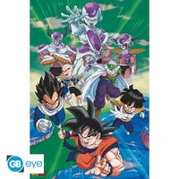 Dragon ball - poster maxi (91,5x61 cm) - arc groupe freezer