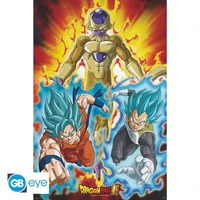 Dragon ball super - poster maxi (91,5x61 cm) - golden freezer