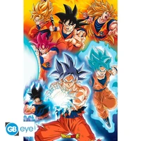 Dragon ball super - poster maxi (91,5x61 cm) - transformations