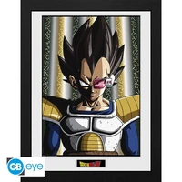 Dragon ball - tirage encadré dbz/"vegeta" (30x40 cm)