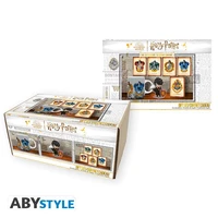 Harry potter - pack mug 320 ml + acryl® + cartes postales "poudlard"