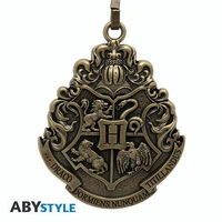 Harry potter - porte-clés 3d "emblème poudlard"