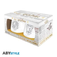 Harry potter - set de 2 verres serdaigle & poufsouffle europe