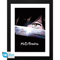 Hell's paradise - tirage encadré "teaser art s1" (30x40 cm)
