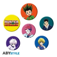 Hunter x hunter - pack de badges - personnages