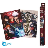 Jujutsu kaisen - set 2 posters chibi (52x38 cm) - groupe et écoles