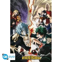 My hero academia - poster maxi (91,5x61 cm) - confrontation