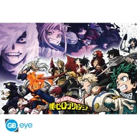 My hero academia - poster maxi (91,5x61 cm) - héros vs vilains