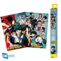 My hero academia - set 2 posters chibi (52x38 cm) - artworks