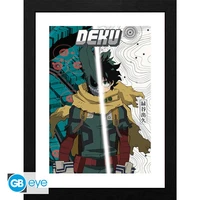 My hero academia - tirage encadré "dark deku" (30x40 cm)