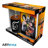 Naruto shippuden - pack mug 320ml + keyring pvc + cahier "naruto"