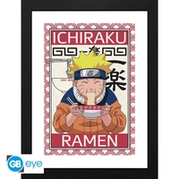 Naruto - tirage encadré "ichiraku ramen" (30x40 cm)