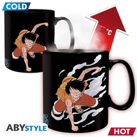 One piece - mug heat change - 460 ml - luffy & ace