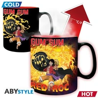 One piece - mug heat change - 460 ml - luffy vs kaido