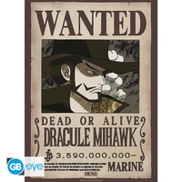 One piece - poster chibi (52x38 cm) - wanted mihawk wano