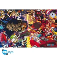 One piece - poster maxi (91,5x61 cm) - 1000 logs combat final