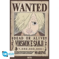 One piece - poster maxi (91,5x61 cm) - wanted sanji wano