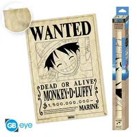 One piece - poster parchemin - wanted luffy