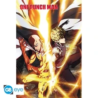 One punch man - poster maxi (91,5x61 cm) - saitama & genos