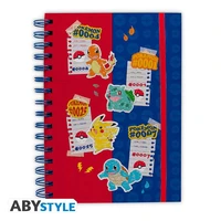 Pokemon - cahier a5 spiral "red et blue partenaires"