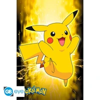 Pokemon - poster maxi (91,5x51 cm) - pikachu néon