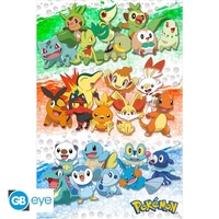 Pokemon - poster maxi (91,5x61 cm) - premiers partenaires