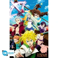The seven deadly sins : s3 - poster maxi (91,5x61 cm) - meliodas & sins