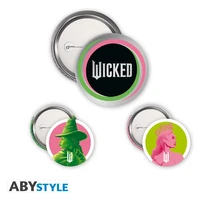 Wicked - pack de badges - elphaba & glinda
