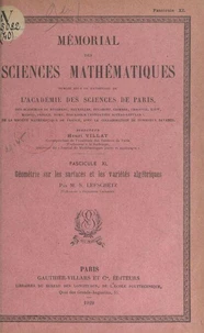 Géométrie sur les surfaces et les variétés algébriques