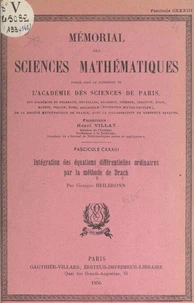 Intégration des équations différentielles ordinaires par la méthode de Drach