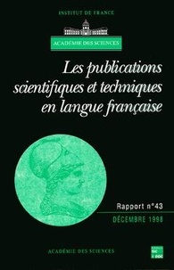  Académie des sciences - Les publications scientifiques et techniques en langue française.