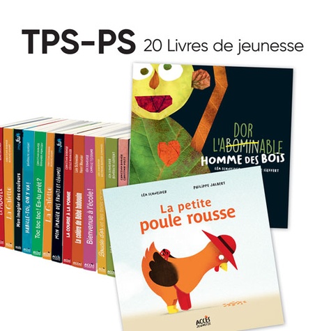  Accès Editions - Lot TPS-PS avec 20 livres de jeunesse TPS-PS.
