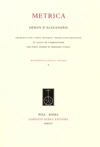 Metrica - Héron d'Alexandrie